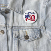 アメリカ人与えは決して起きない! 缶バッジ (インサイチュ)