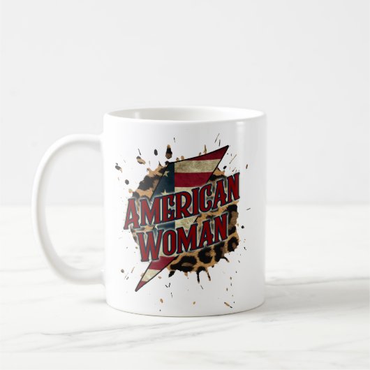 アメリカ人女性 コーヒーマグカップ (左)