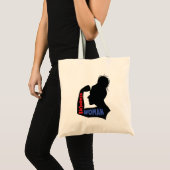 アメリカ人女性 トートバッグ (正面(商品))
