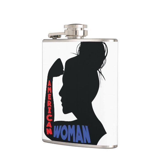 アメリカ人女性 フラスク (左)