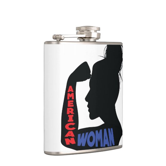 アメリカ人女性 フラスク (右)
