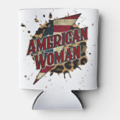 アメリカ人女性 缶クーラー (正面)