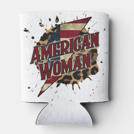 アメリカ人女性 缶クーラー (裏面)