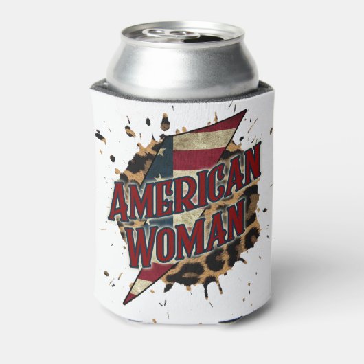 アメリカ人女性 缶クーラー (缶裏面)