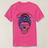 アメリカ人女性 Tシャツ (デザイン正面)