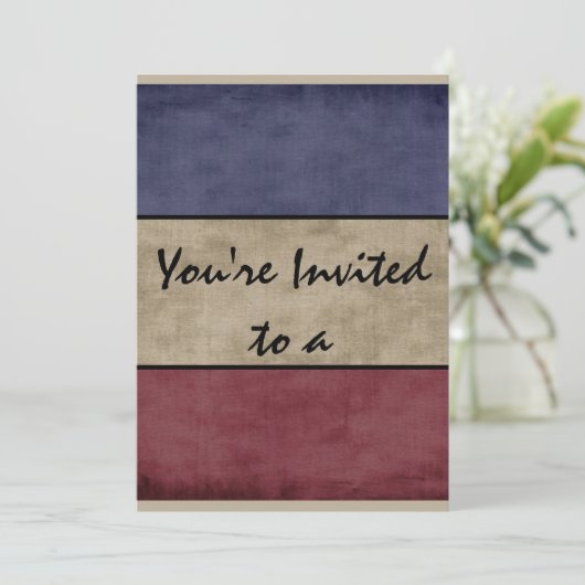 アメリカ人招待されのパーティー 招待状 (スタンド正面)