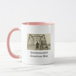 アメリカ人男性の実写フォト コーヒーマグ マグカップ