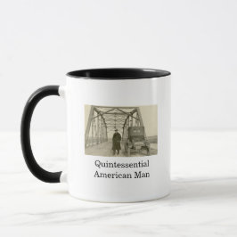 アメリカ人男性の実写フォト コーヒーマグ マグカップ