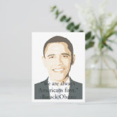 アメリカ人第一 ポストカード (スタンド正面)