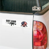 アメリカ人第2の修正 バンパーステッカー (トラック上)