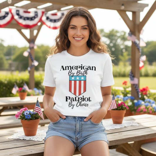 アメリカ人誕生愛国者による選択 Tシャツ