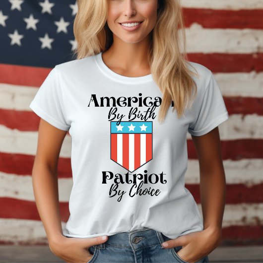 アメリカ人誕生愛国者による選択 Tシャツ