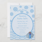 アメリカ人魚シェル女の子だ 招待状 (裏面)