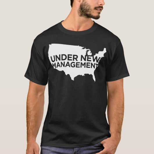 アメリカ人: カスタマイズ新しい管理の下- Tシャツ (正面)