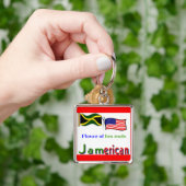 アメリカ人 キーホルダー (手)