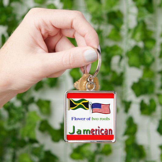アメリカ人 キーホルダー (手)
