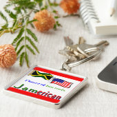 アメリカ人 キーホルダー (側面)