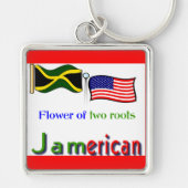 アメリカ人 キーホルダー (正面)