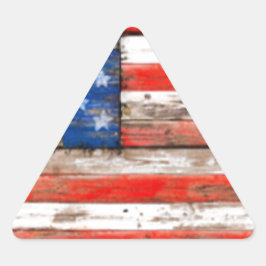 アメリカ人 三角形シール