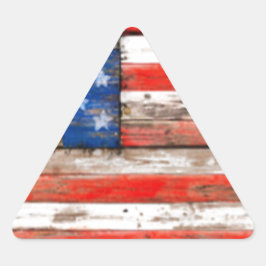 アメリカ人 三角形シール