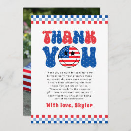 アメリカ人Babe 7月1日誕生日 サンキューカード