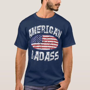 アメリカ人Badass Tシャツ
