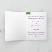 アメリカ人Beautyberry (アメリカCallicarpa) 招待状 (内部)