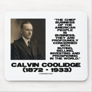 アメリカ人Coolidge Qteのチーフビジネス マウスパッド