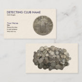 アメリカ人Detectorist 名刺 (正面/裏面)