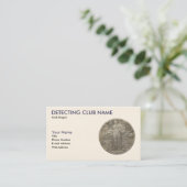 アメリカ人Detectorist 名刺 (スタンド正面)