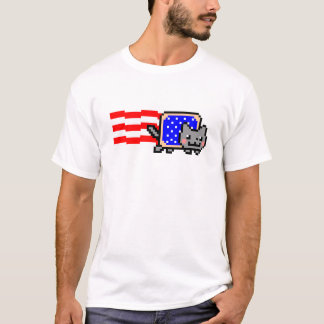 アメリカ人Nyan Cat® Shirt~! Tシャツ