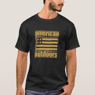 アメリカ人Outdoors® (編集して下さい) Tシャツ