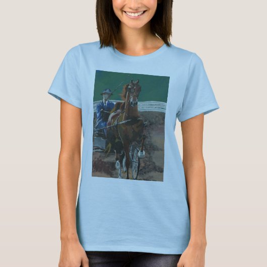 アメリカ人Saddlebred -素晴らしい馬具 Tシャツ (正面)