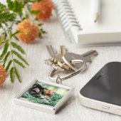 アメリカ人Shorthair 7 キーホルダー (側面)