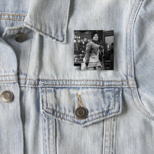 アメリカ人Suffragette 1910年 缶バッジ (インサイチュ)