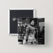 アメリカ人Suffragette 1910年 缶バッジ (正面&裏面)