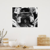 アメリカ人Whippet ポスター (キッチン)