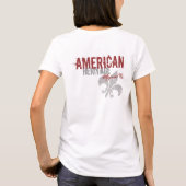 アメリカ伝統ウィメンズグレークレストTシャツ Tシャツ (裏面)