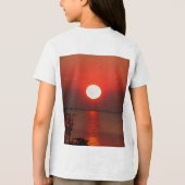 アメリカ伝統的のタトゥーデザインTシャはっきりしたツ – , トライブレンドTシャツ (裏面)