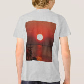 アメリカ伝統的のタトゥーデザインTシャはっきりしたツ – , トライブレンドＴシャツ (裏面)