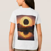 アメリカ伝統的のタトゥーデザインTシャはっきりしたツ – , トライブレンドＴシャツ (裏面)