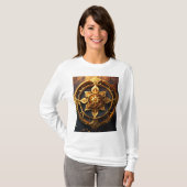 アメリカ伝統的のタトゥーデザインTシャはっきりしたツ – , Tシャツ (正面フル)