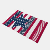 アメリカ伝統的の戦艦の国旗の色は赤い海軍w ドアマット (アングル)