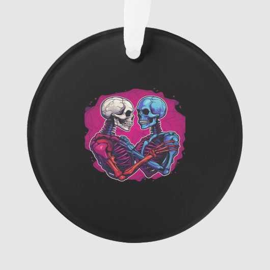 アメリカ伝統的スケルトン手タトゥー オーナメント (正面)