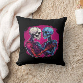 アメリカ伝統的スケルトン手タトゥー クッション (ブランケット)