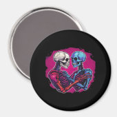 アメリカ伝統的スケルトン手タトゥー マグネット (正面/裏面)