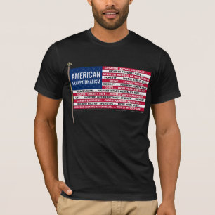 アメリカ例外論者か。 Tシャツ