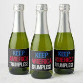 アメリカ保トランプレスI スパークリングワインラベル (ボトル)