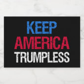 アメリカ保トランプレスI スパークリングワインラベル (シングルラベル)