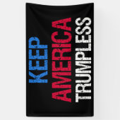 アメリカ保トランプレスI 横断幕 (縦)